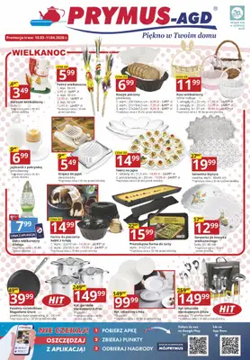 Prymus AGD - gazetka promocyjna Gazetka od środy 18.03 do soboty 11.04