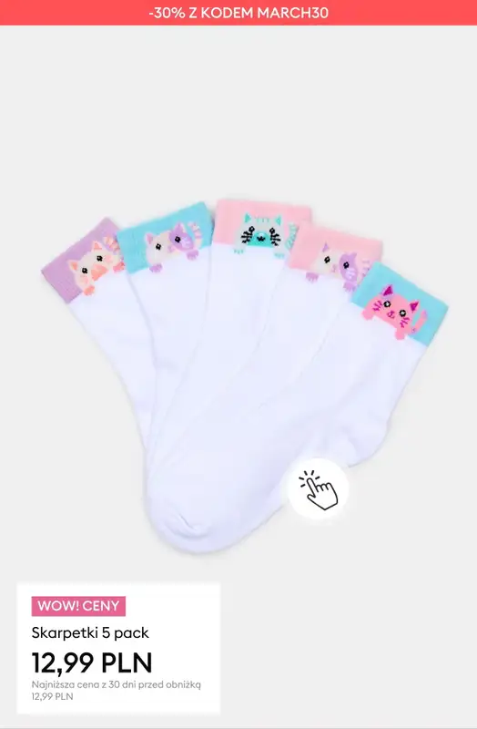 Sinsay - gazetka promocyjna -30% OFERTA MIESIĄCA przy zakupie min. 2 produktów od czwartku 19.03 do poniedziałku 23.03 - strona 7