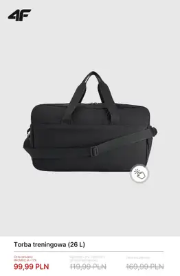 4F - gazetka promocyjna Promocje: torby, plecaki, nerki od czwartku 19.03  - strona 9