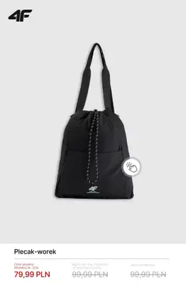 4F - gazetka promocyjna Promocje: torby, plecaki, nerki od czwartku 19.03  - strona 13