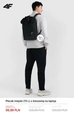 4F - gazetka promocyjna Promocje: torby, plecaki, nerki od czwartku 19.03  - strona 4
