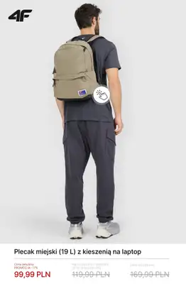 4F - gazetka promocyjna Promocje: torby, plecaki, nerki od czwartku 19.03  - strona 8
