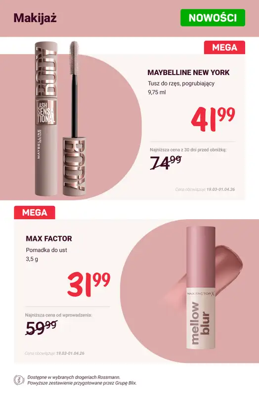 Rossmann - gazetka promocyjna Nowości na promocji! od soboty 21.03 do środy 25.03 - strona 9