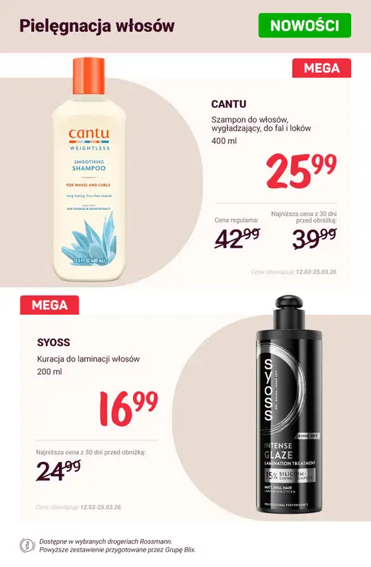 Rossmann - gazetka promocyjna Nowości na promocji! od soboty 21.03 do środy 25.03 - strona 4
