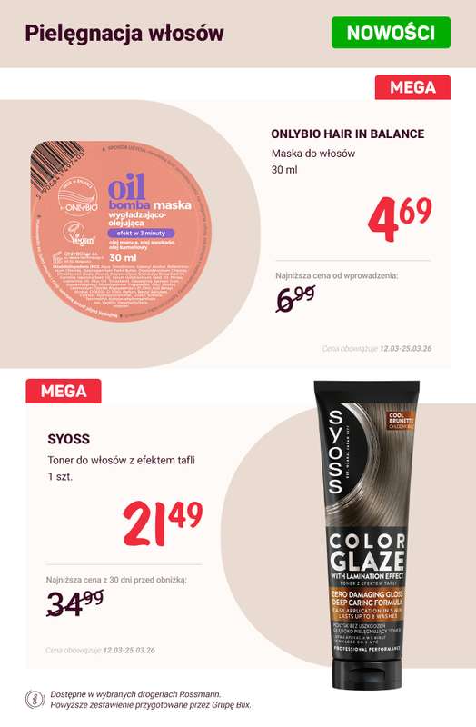 Rossmann - gazetka promocyjna Nowości na promocji! od soboty 21.03 do środy 25.03 - strona 6