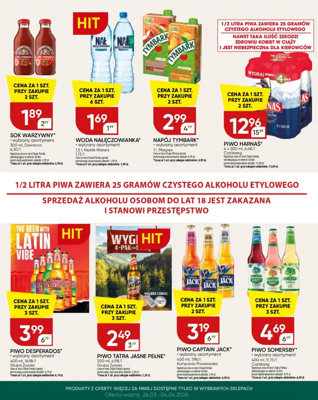 Chata Polska - gazetka promocyjna Więcej za mniej! od czwartku 26.03 do soboty 04.04 - strona 4