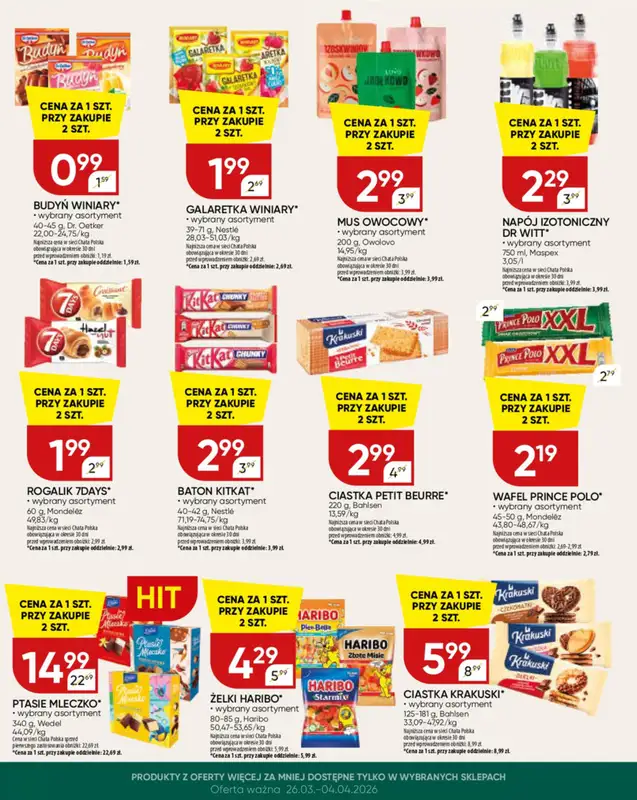 Chata Polska - gazetka promocyjna Więcej za mniej! od czwartku 26.03 do soboty 04.04 - strona 3