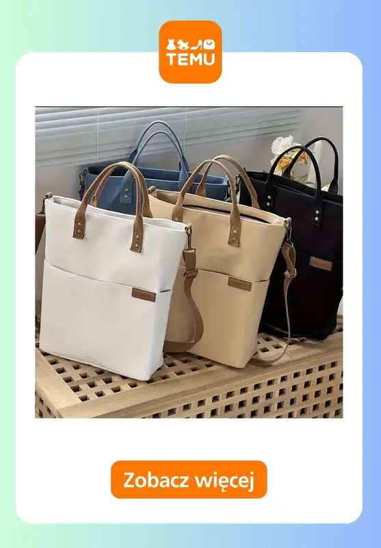 Temu - gazetka promocyjna Torebki damskie od czwartku 19.03  - strona 6