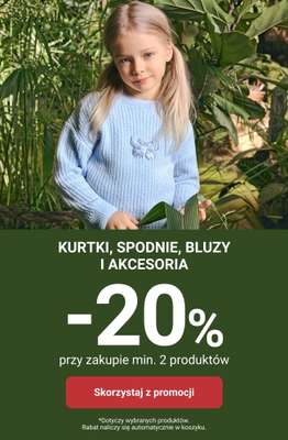 Smyk - gazetka promocyjna -20% na wybrane produkty przy min. 2 szt. od czwartku 19.03 do piątku 20.03