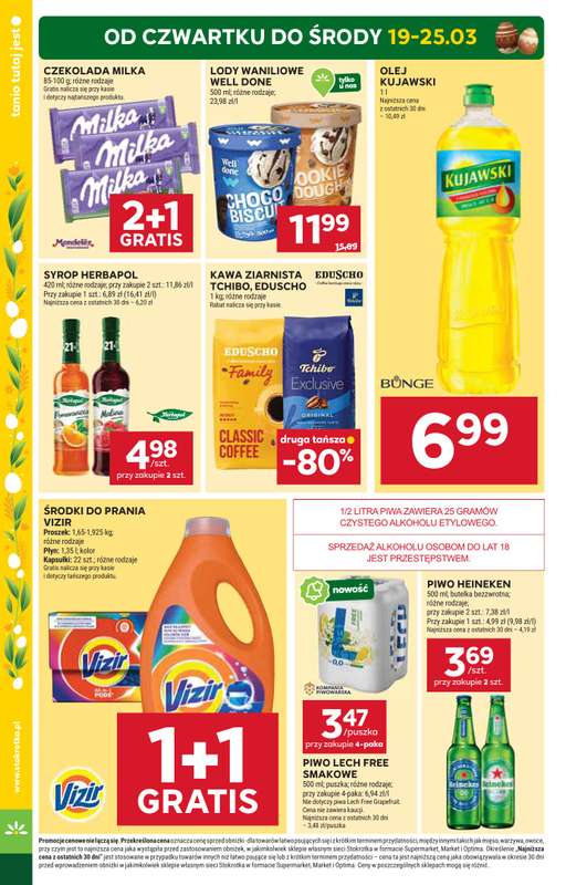 Stokrotka - gazetka promocyjna Gazetka Supermarket od czwartku 19.03 do środy 25.03 - strona 4