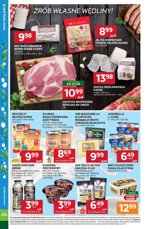 Stokrotka - gazetka promocyjna Gazetka Supermarket od czwartku 19.03 do środy 25.03 - strona 22