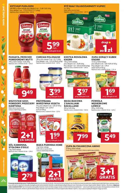 Stokrotka - gazetka promocyjna Gazetka Market od czwartku 19.03 do środy 25.03 - strona 22