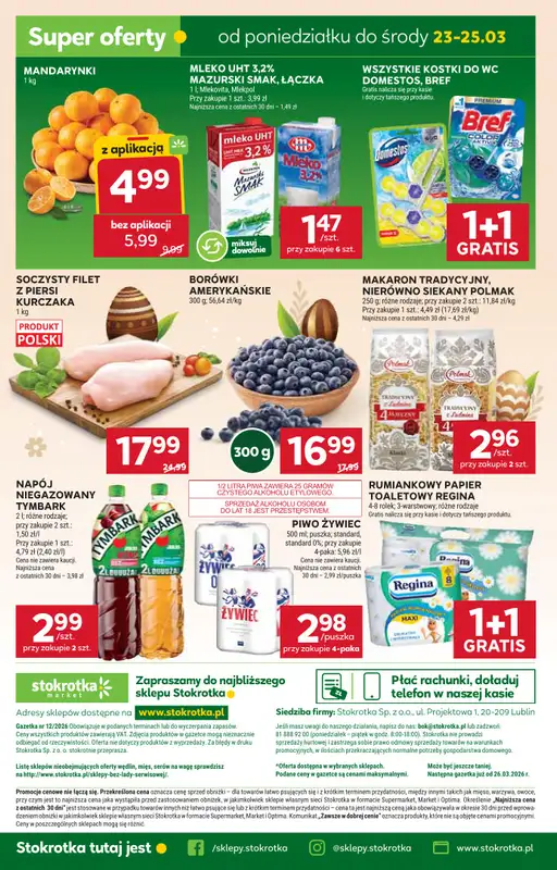 Stokrotka - gazetka promocyjna Gazetka Market od czwartku 19.03 do środy 25.03 - strona 30