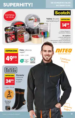 Biedronka - gazetka promocyjna Hity i inspiracje, od 21.03 od soboty 21.03 do środy 08.04 - strona 39