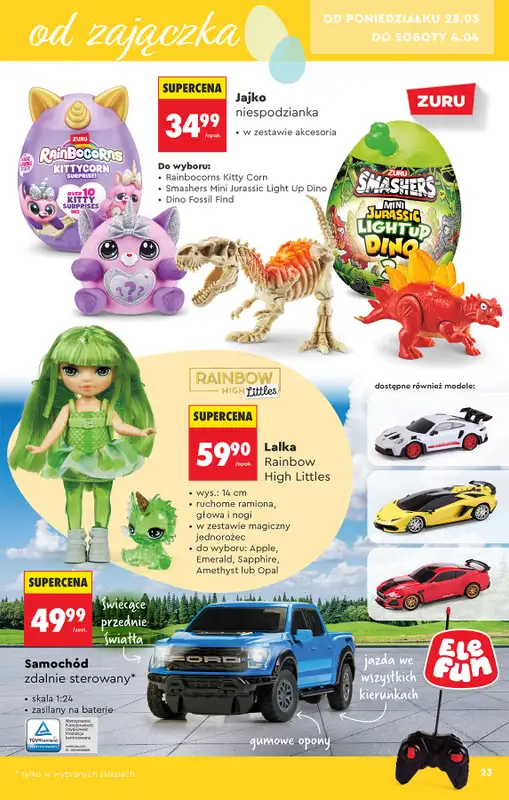 Biedronka - gazetka promocyjna Hity i inspiracje, od 21.03 od soboty 21.03 do środy 08.04 - strona 23