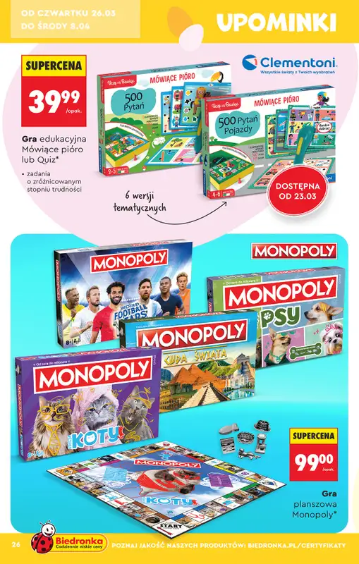 Biedronka - gazetka promocyjna Hity i inspiracje, od 21.03 od soboty 21.03 do środy 08.04 - strona 26