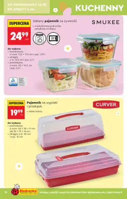 Biedronka - gazetka promocyjna Hity i inspiracje, od 21.03 od soboty 21.03 do środy 08.04 - strona 16