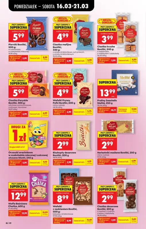 Biedronka - gazetka promocyjna Od poniedziałku od poniedziałku 16.03 do soboty 21.03 - strona 70