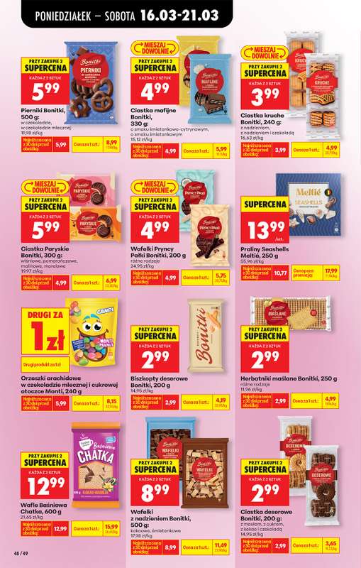 Biedronka - gazetka promocyjna Od poniedziałku, Z ladą tradycyjną od poniedziałku 16.03 do soboty 21.03 - strona 70