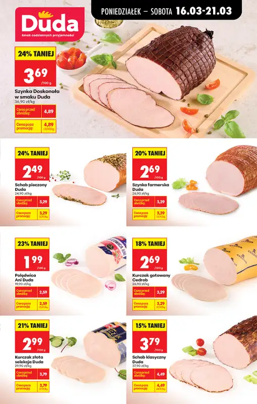 Biedronka - gazetka promocyjna Od poniedziałku, Z ladą tradycyjną od poniedziałku 16.03 do soboty 21.03 - strona 43