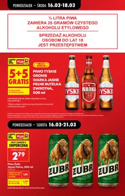Biedronka - gazetka promocyjna Od poniedziałku, Z ladą tradycyjną od poniedziałku 16.03 do soboty 21.03 - strona 21