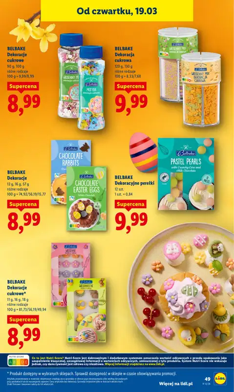 Lidl - gazetka promocyjna Oferta od czwartku od czwartku 19.03 do soboty 21.03 - strona 49