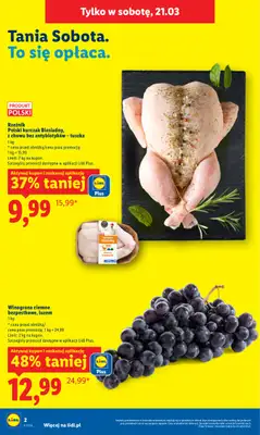 Lidl - gazetka promocyjna Oferta od czwartku od czwartku 19.03 do soboty 21.03 - strona 2