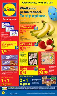 Lidl - gazetka promocyjna Oferta od czwartku od czwartku 19.03 do soboty 21.03