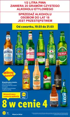 Lidl - gazetka promocyjna Oferta od czwartku od czwartku 19.03 do soboty 21.03 - strona 14