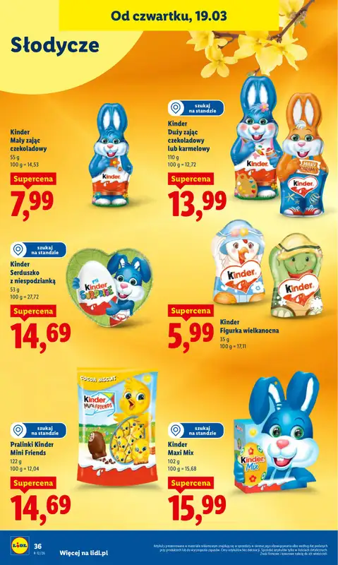 Lidl - gazetka promocyjna Oferta od czwartku od czwartku 19.03 do soboty 21.03 - strona 36