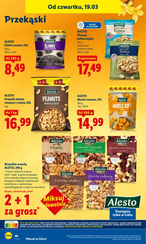 Lidl - gazetka promocyjna Oferta od czwartku od czwartku 19.03 do soboty 21.03 - strona 46