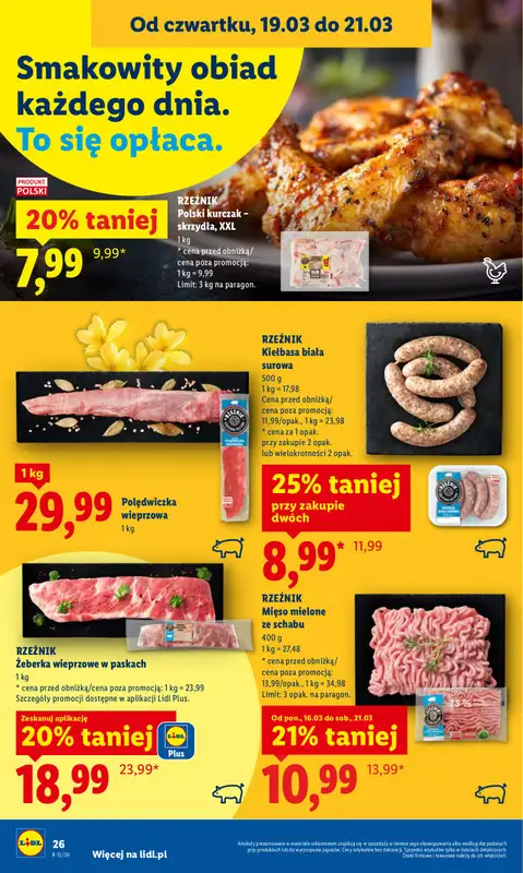 Lidl - gazetka promocyjna Oferta od czwartku od czwartku 19.03 do soboty 21.03 - strona 26