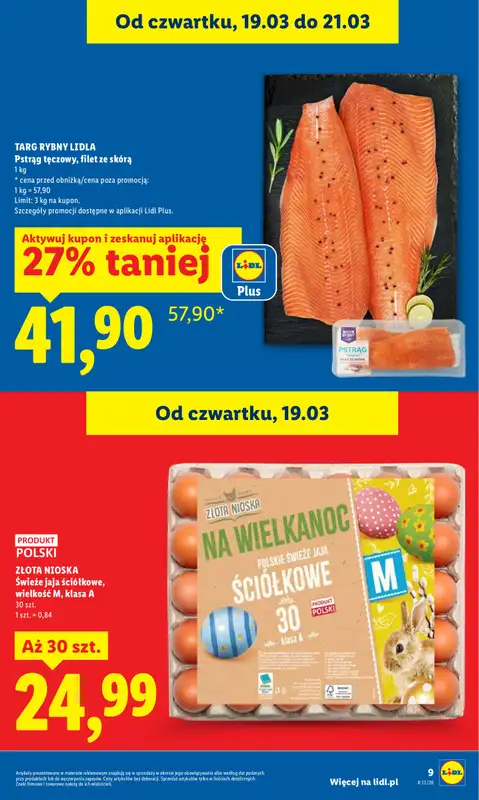 Lidl - gazetka promocyjna Oferta od czwartku od czwartku 19.03 do soboty 21.03 - strona 9