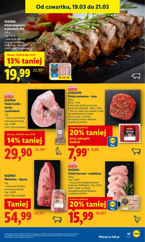Lidl - gazetka promocyjna Oferta od czwartku od czwartku 19.03 do soboty 21.03 - strona 27