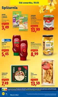 Lidl - gazetka promocyjna Oferta od czwartku od czwartku 19.03 do soboty 21.03 - strona 54