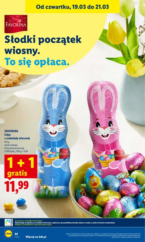 Lidl - gazetka promocyjna Oferta od czwartku od czwartku 19.03 do soboty 21.03 - strona 34