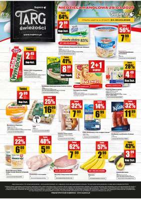 Supeco - gazetka promocyjna Targ świeżości od wtorku 24.03 do poniedziałku 30.03