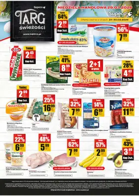 Supeco - gazetka promocyjna Targ świeżości od wtorku 24.03 do poniedziałku 30.03