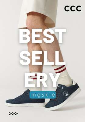 CCC - gazetka promocyjna BESTSELLERY - obuwie męskie od piątku 20.03 