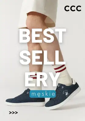 CCC - gazetka promocyjna BESTSELLERY - obuwie męskie od piątku 20.03 
