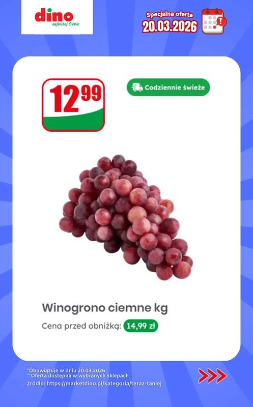 Dino - gazetka promocyjna Specjalna oferta na 20.03.2026 - promocje spoza gazetki od piątku 20.03 do piątku 20.03 - strona 2