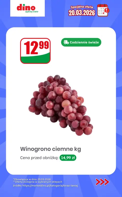 Dino - gazetka promocyjna Specjalna oferta na 20.03.2026 - promocje spoza gazetki od piątku 20.03 do piątku 20.03 - strona 2