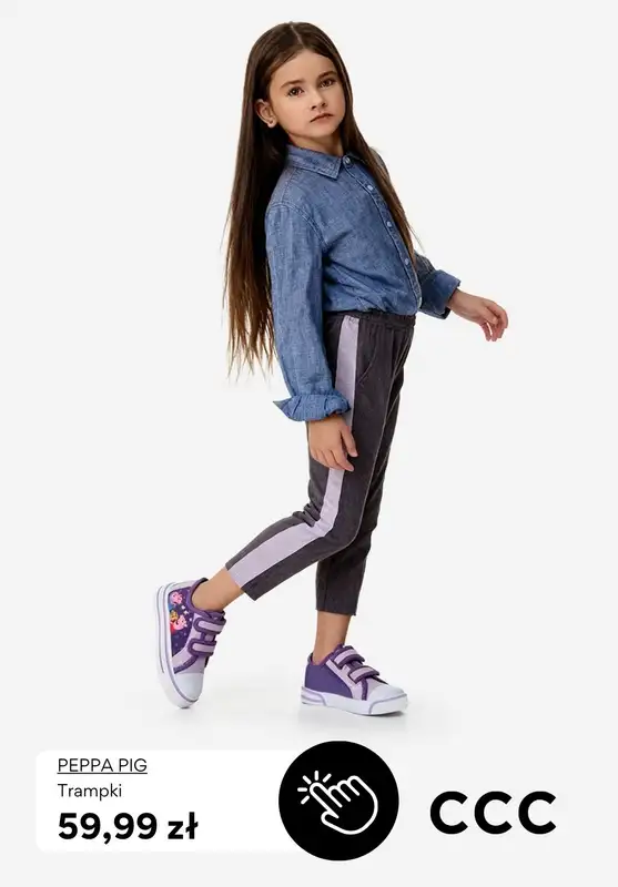 CCC - gazetka promocyjna TRAMPKI dziewczęce od 49,99 zł od soboty 21.03  - strona 9