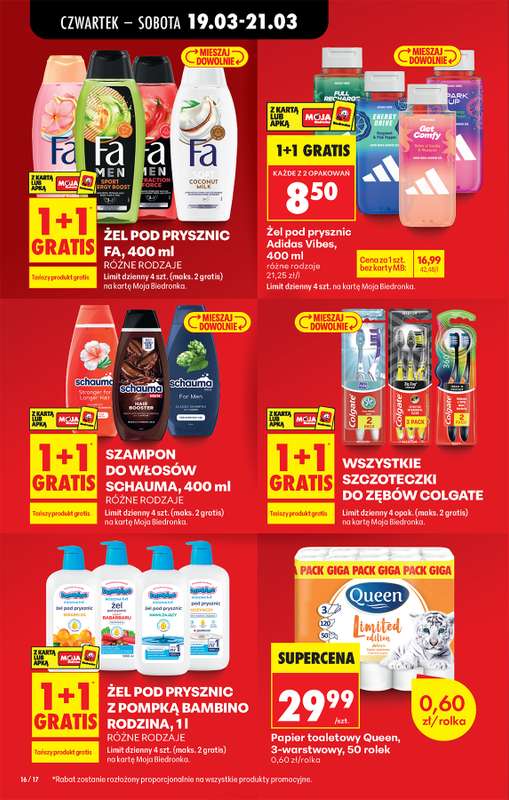 Biedronka - gazetka promocyjna Od czwartku od czwartku 19.03 do środy 25.03 - strona 22