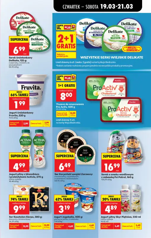 Biedronka - gazetka promocyjna Od czwartku, Z ladą tradycyjną od czwartku 19.03 do środy 25.03 - strona 43