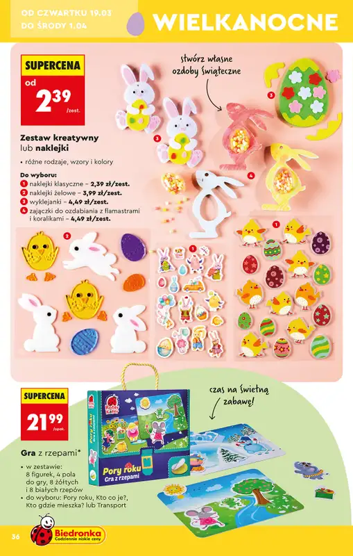 Biedronka - gazetka promocyjna Hity i inspiracje, od 14.03 od soboty 14.03 do środy 01.04 - strona 38