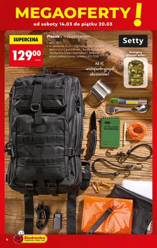 Biedronka - gazetka promocyjna Hity i inspiracje, od 14.03 od soboty 14.03 do środy 01.04 - strona 6