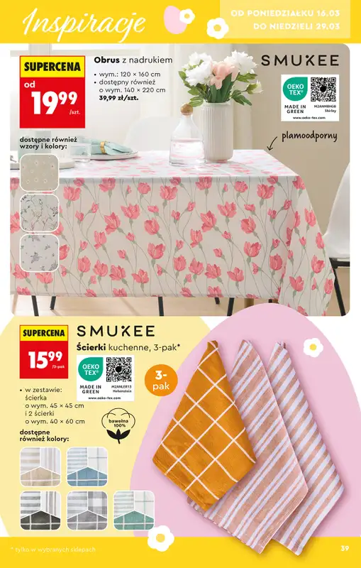 Biedronka - gazetka promocyjna Hity i inspiracje, od 14.03 od soboty 14.03 do środy 01.04 - strona 41