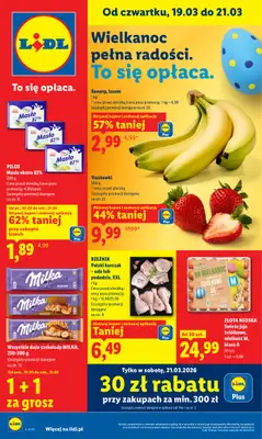 Lidl - gazetka promocyjna Oferta od czwartku od czwartku 19.03 do soboty 21.03