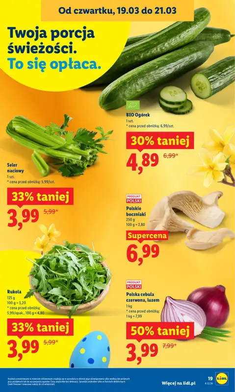 Lidl - gazetka promocyjna Oferta od czwartku od czwartku 19.03 do soboty 21.03 - strona 21